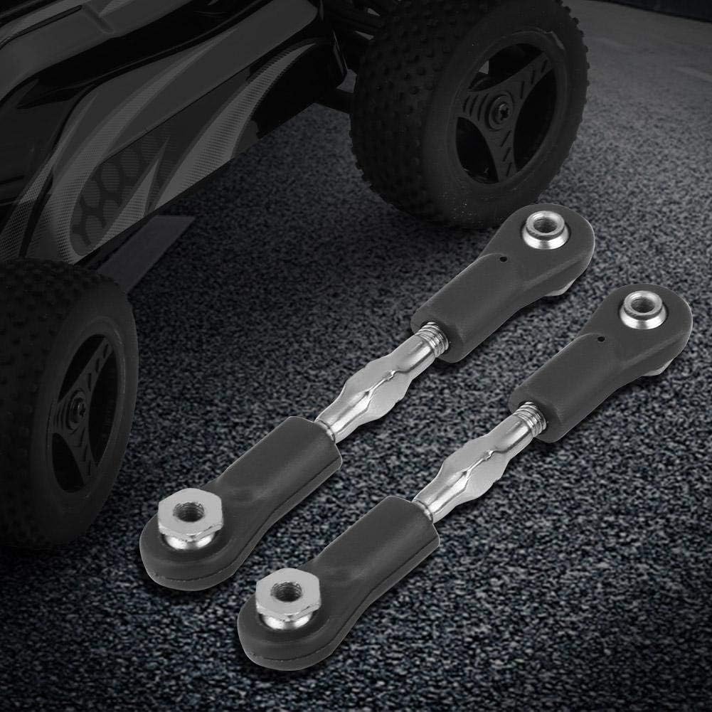 Dilwe RC Steering Rod, 2pcs/Set Remote Control Car Steering Rod Servo Link Turnbuckle Linkage for ZD 1:8 Model Car(Servo Rod)