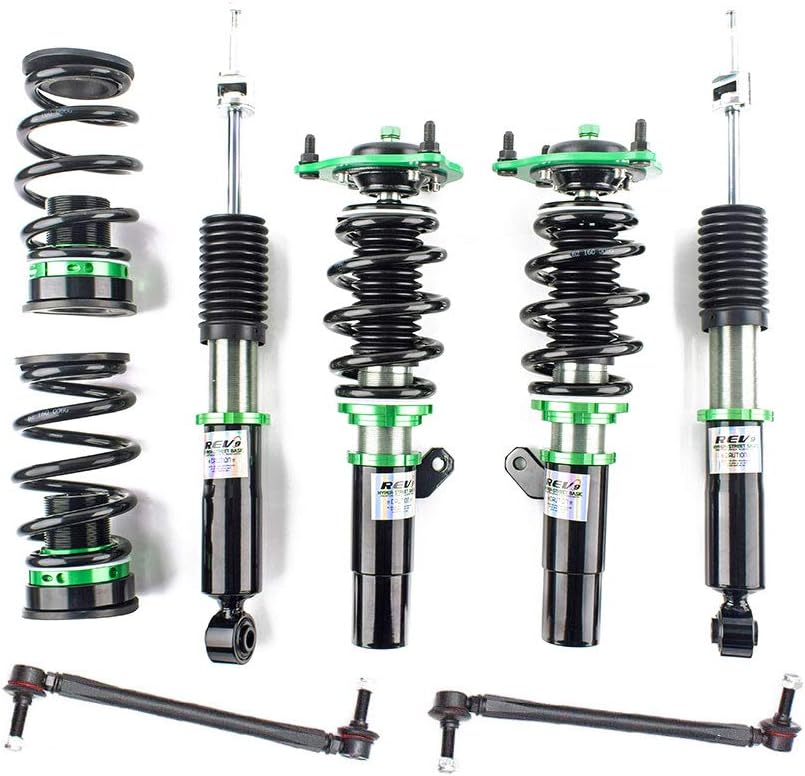 Rev9 R9-HPX-1029 Hyper-Street ONE Adjustable Coilovers Lowering Kit, 16 Damping Levels, Compatible With Honda Civic Coupe/Sedan (FC/FK) 2016-21