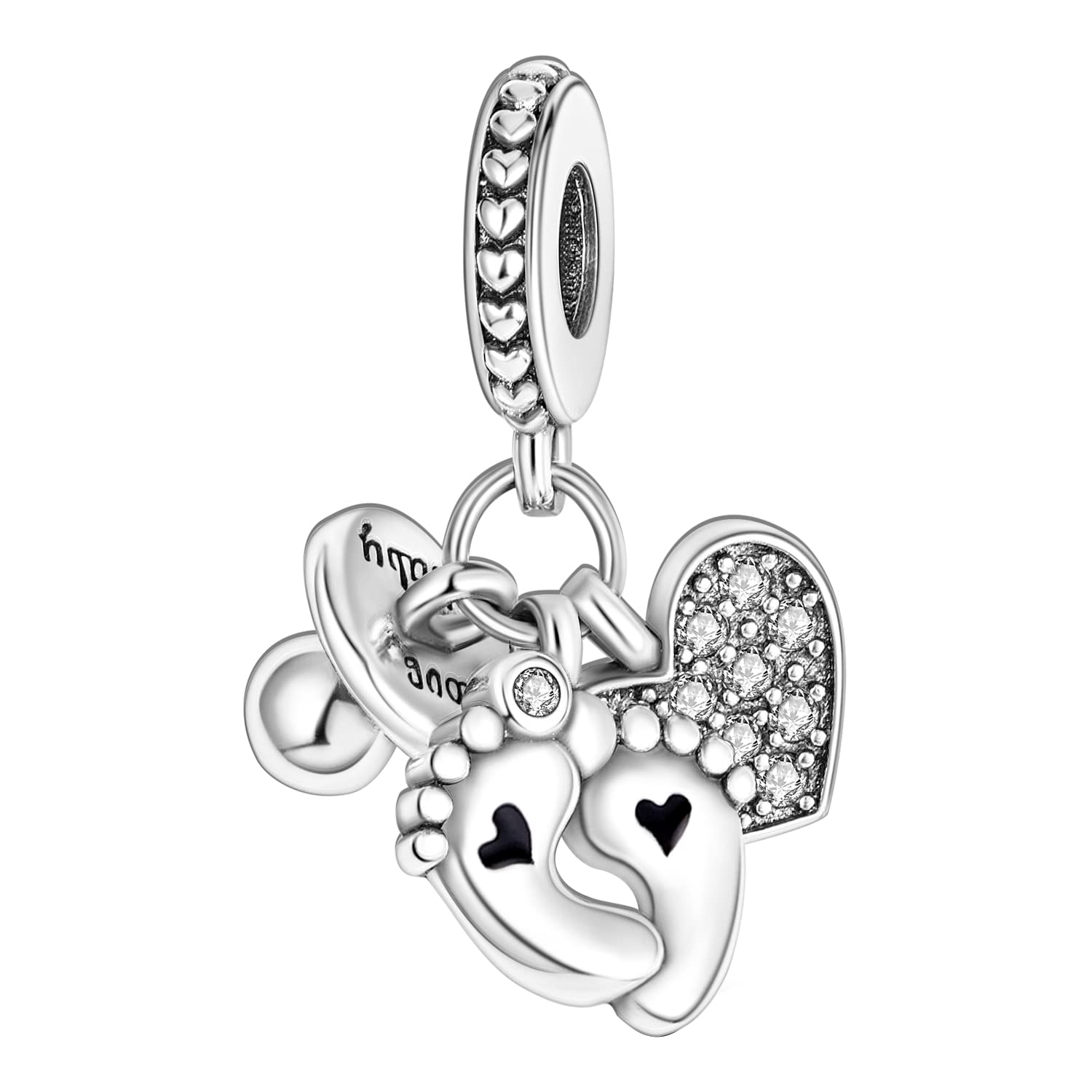 MULA 925 Sterling Silver Charms for Bracelets and Necklaces Handbag Dangle Pendants Beads Cute Cat Turtle Charms Jewelry Gift for Women