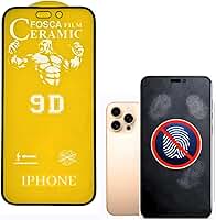 Película Cerâmica Fosca 9D Iphone X/11/12/13/14/15/16e PRO MAX Proteção Total,Anti-Riscos e Não Fica Marca de Dedo Na Tela (13/13 PRO / 14 / 16E)