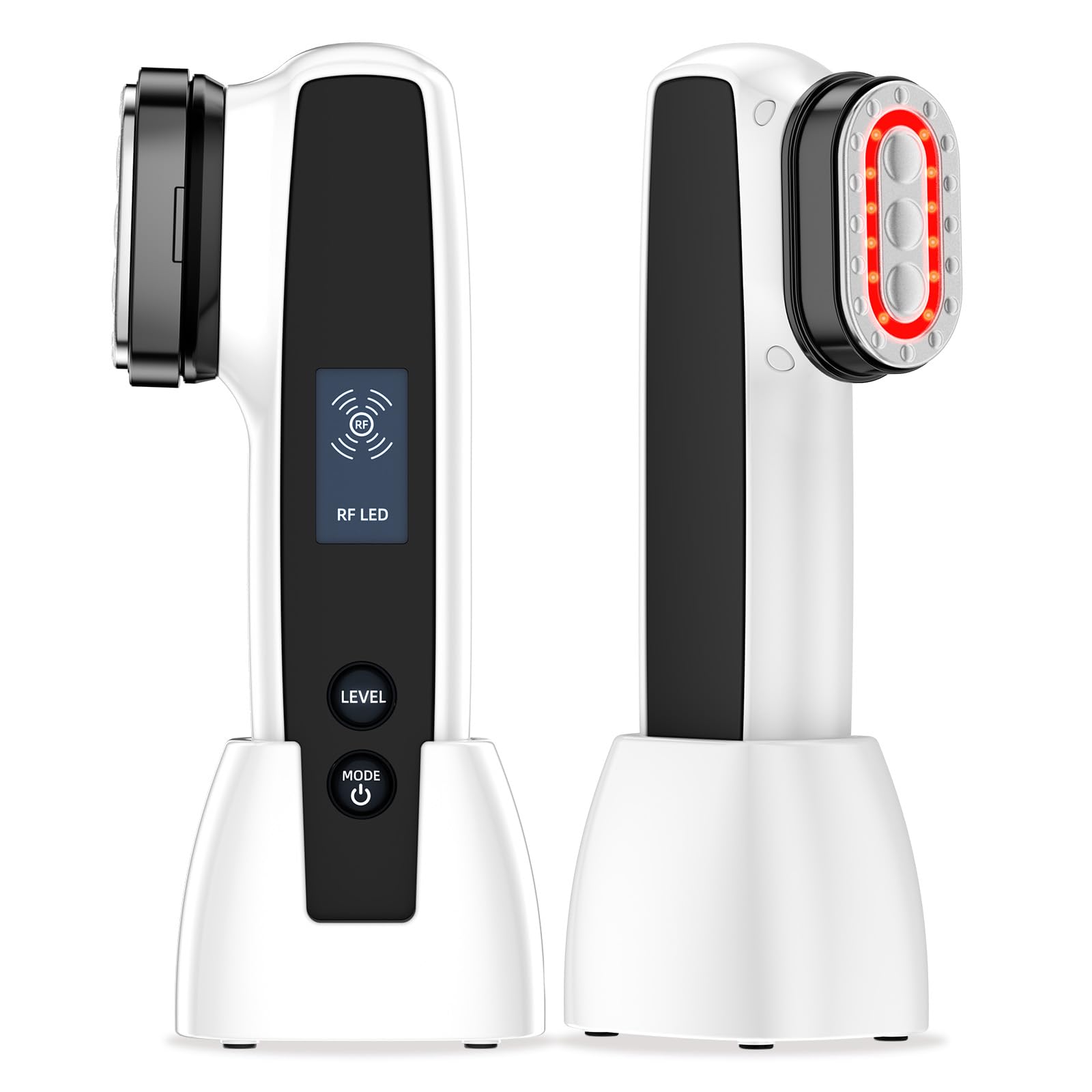 Dispositivo de cuidado de la piel RF 6 en 1, máquina de belleza facial LED 5 niveles de intensidad, Dispositivo de belleza de radiofrecuencia para rostro, vientre, cuello, piernas y brazos