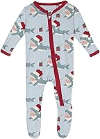 Vista 119 de KicKee Baby & Toddler - Pijama de viscosa ultrasuave de bambú con patas abatibles y puños
