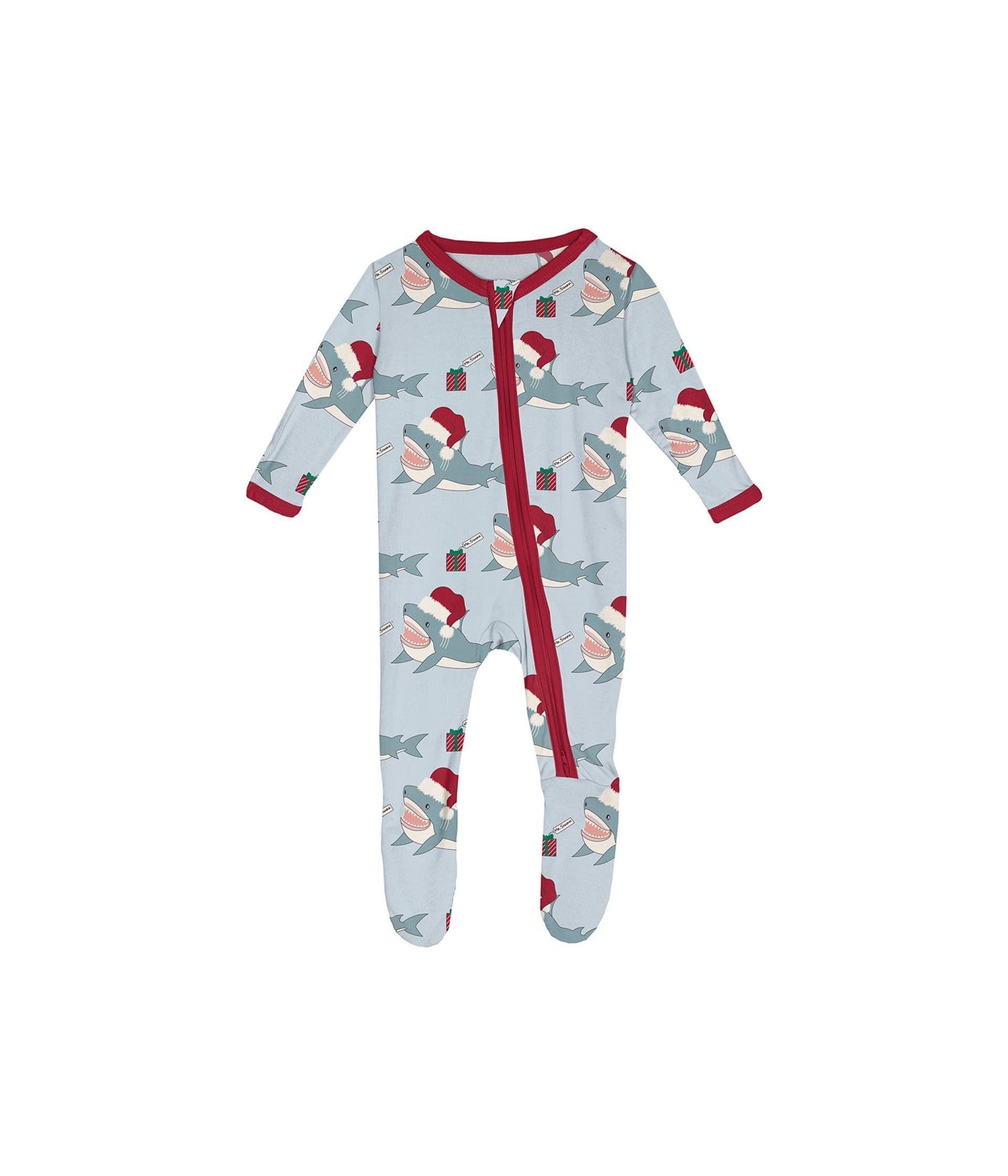 KicKee Baby &amp; Toddler Zipper Footie – Ultra-Soft Viscose from Bamboo Pajamas with Flip Paws &amp; Grips