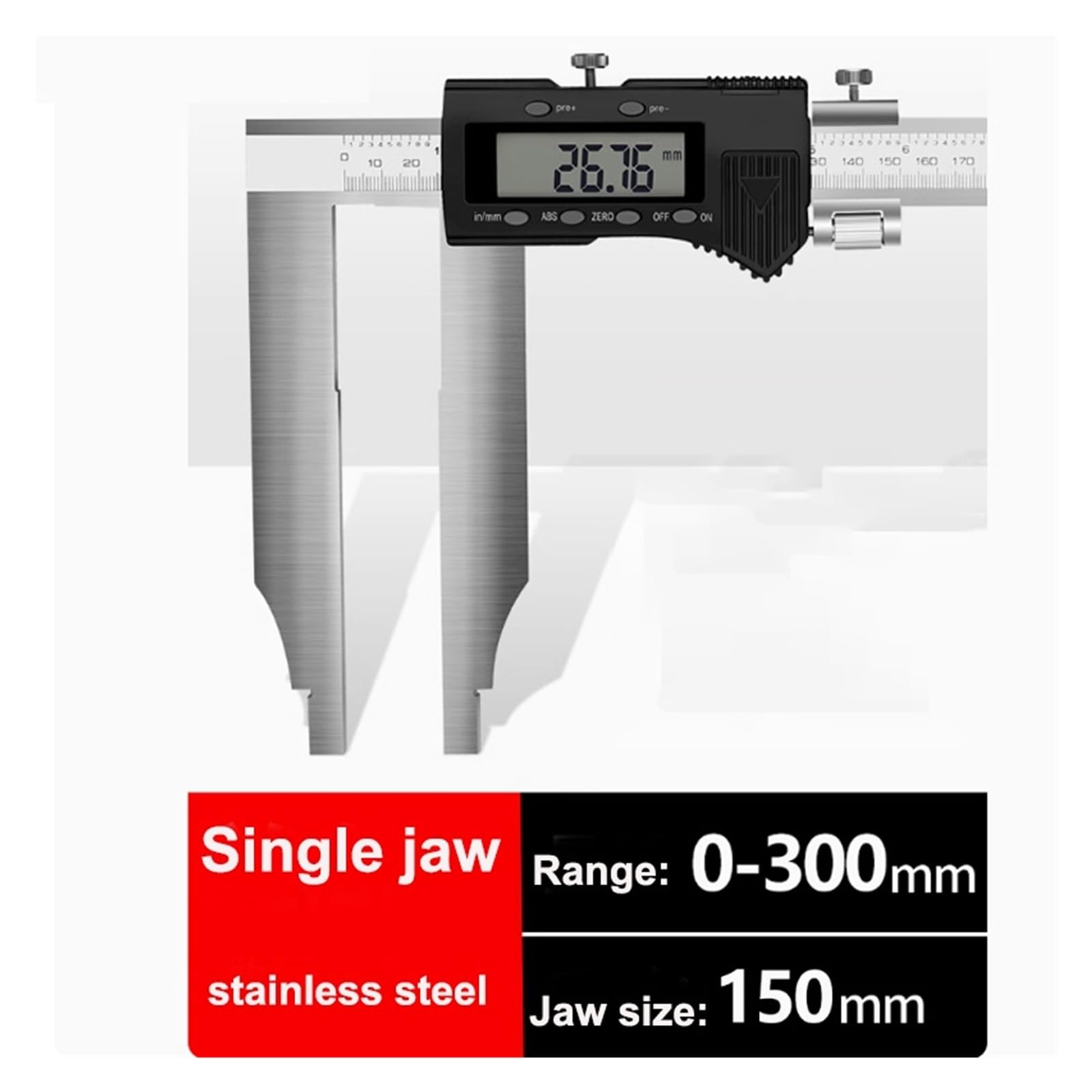 Digital Vernier Messwerkzeuge Erweiterte Backen-Digital-Sättel 200/300/500/600/1000/1500/2000MM(1000x500Einzelbacke)