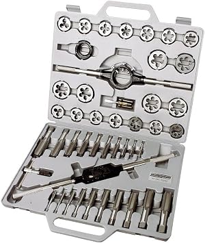 Brueder Mannesmann Tools M53245 Thread-Cutting Set 45 Pieces