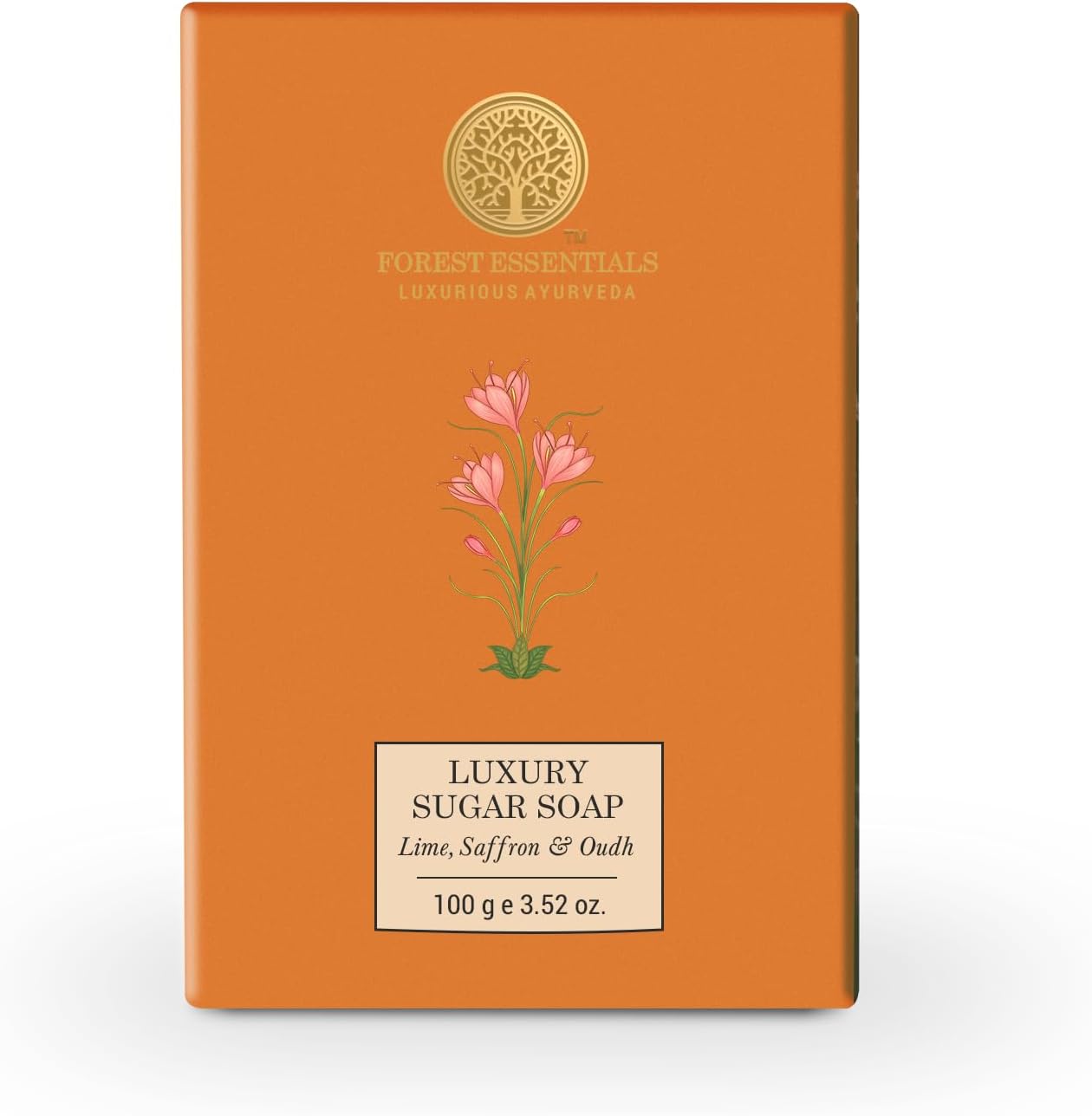 - Forest Essentials Lime Saffron & Oudh Soap | Ayurvedic Scented Handmade Bath Soap | Gently Cleanses & Softens Skin | With Natural Oils & Raw Cane Sugar