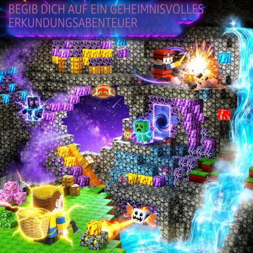 LUVTOY Abnehmbare Magnetische Bausteine 507 Teile Magnetbausteine – Ansicht 3