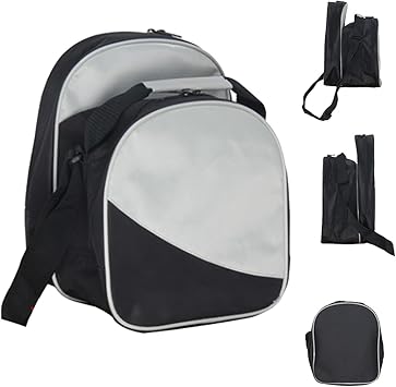 Bowling Bag - Portable Sports Dial Bag, Reinforced Cylinder Carrier | Lightweight Gear Carrier, Shoe Pocket Accessory, Compact Equipment Organizer, Sun