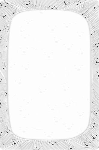 Miniatura 3 de Sábanas para cuna de bebé con diseño de dibujos animados de oso polar, suaves, transpirables, para guardería, cochecito, cuna, colchón unisex, 52 x