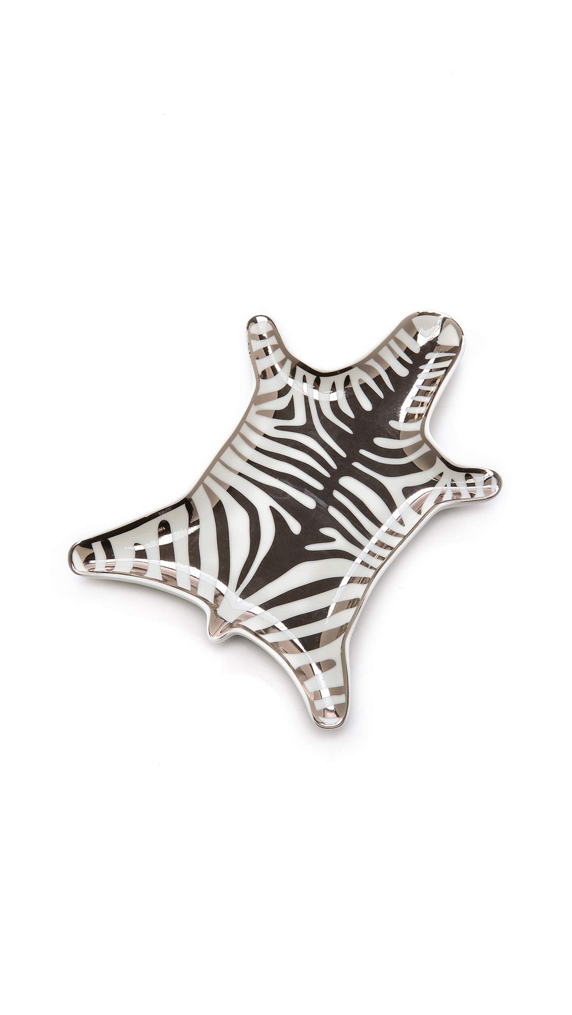 Jonathan Adler Metallic Zebra Dish, Silver