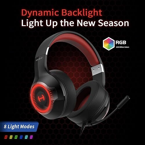 Miniatura 6 de HECATE by Edifier G33 - Auriculares USB para juegos sonido envolvente 71 auriculares sobre la oreja con micrófono desmontable con cancelación de