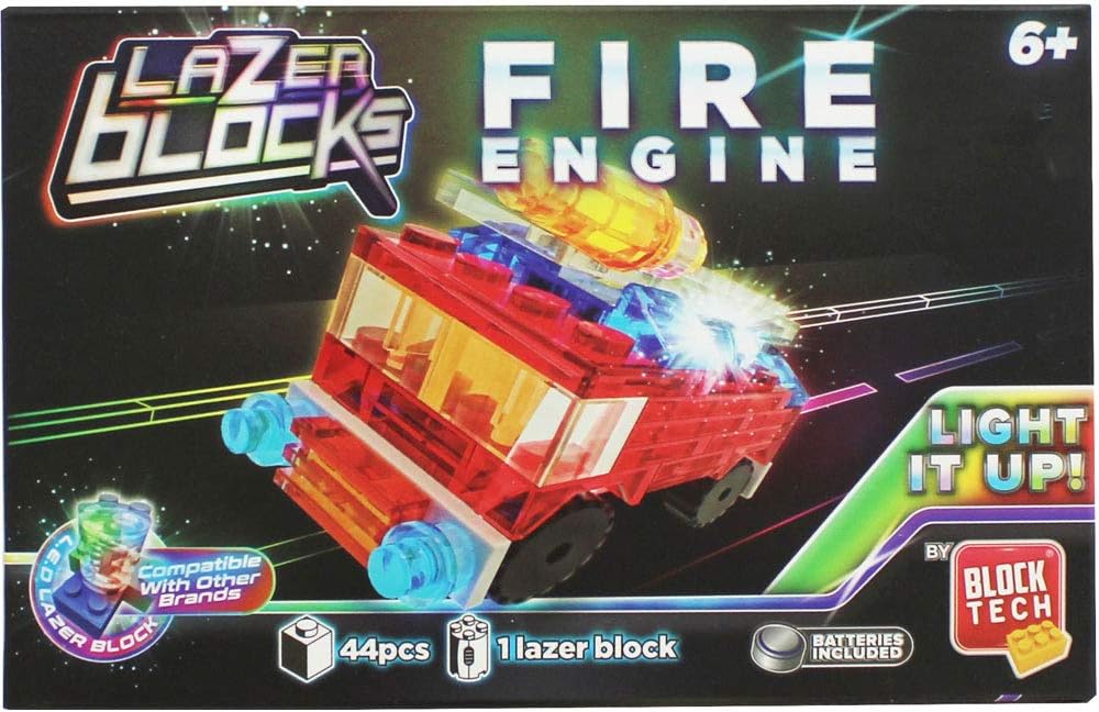 Lazer Blocks Light Up Fire Engine Amazon.co.uk Outlet