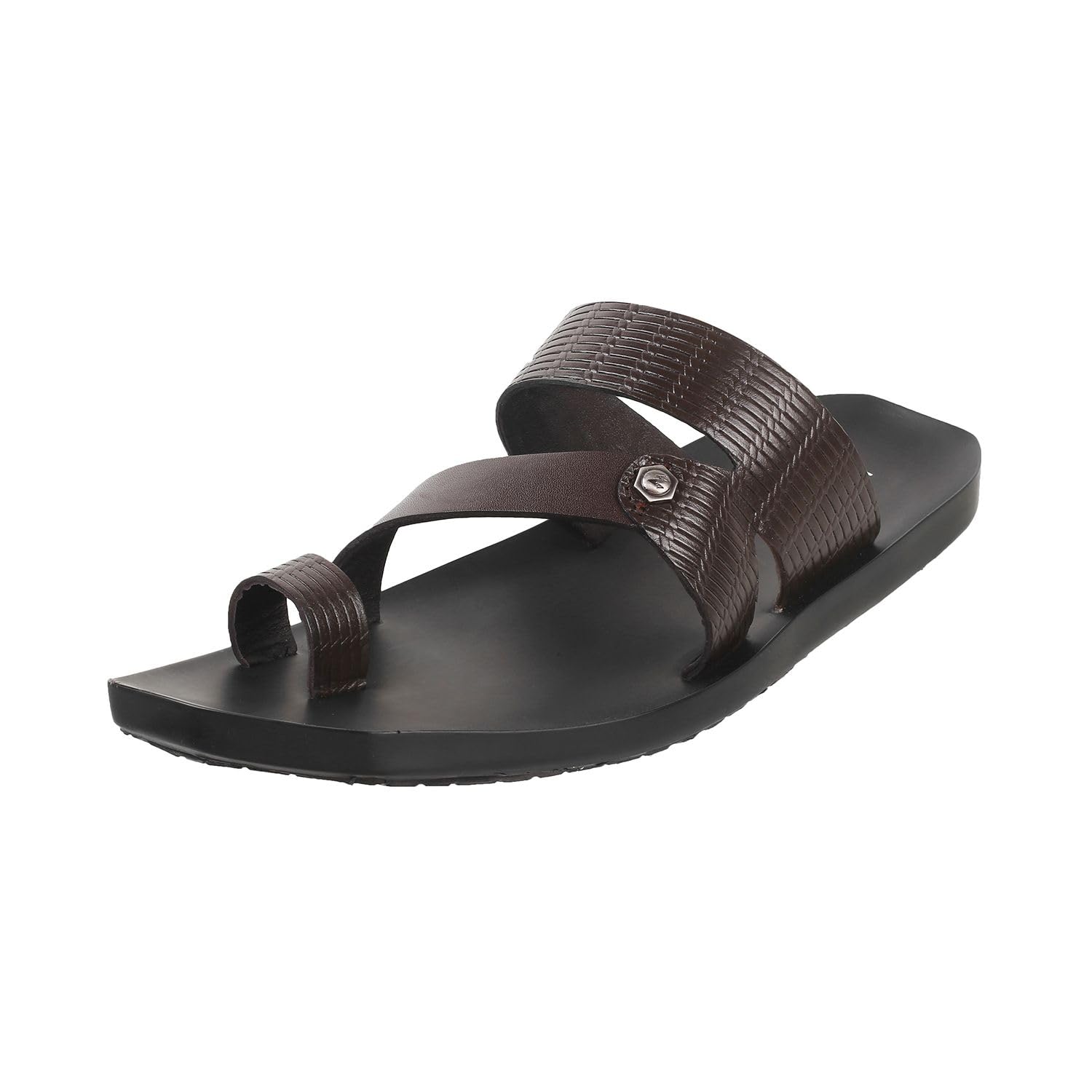 Metro Men Brown Flat Leather Chappal UK/7 EU/41 (16-657) (B0CG3KBY9N) Amazon Price History, Amazon Price Tracker