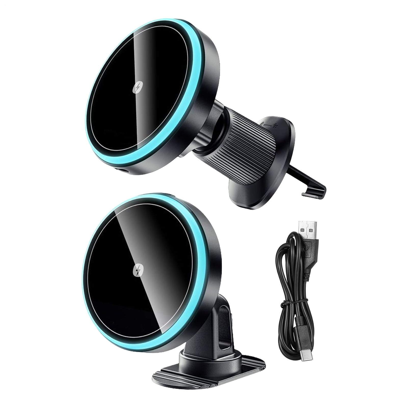 Caricatore Wireless Per Cellulare Telefono Da Auto Ricarica Wireless Rapida | Porta Telefono Per Veicoli Compatibile Auto Camion Camper Berlina Crusc