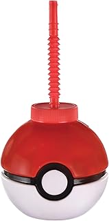 amscan Pokeball Plastic Party Sippy Cup - 8