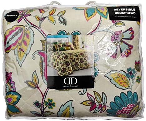 Dreams & Drapes - Marinelli - Easy Care Bedspread - 229cm X 195cm | Teal