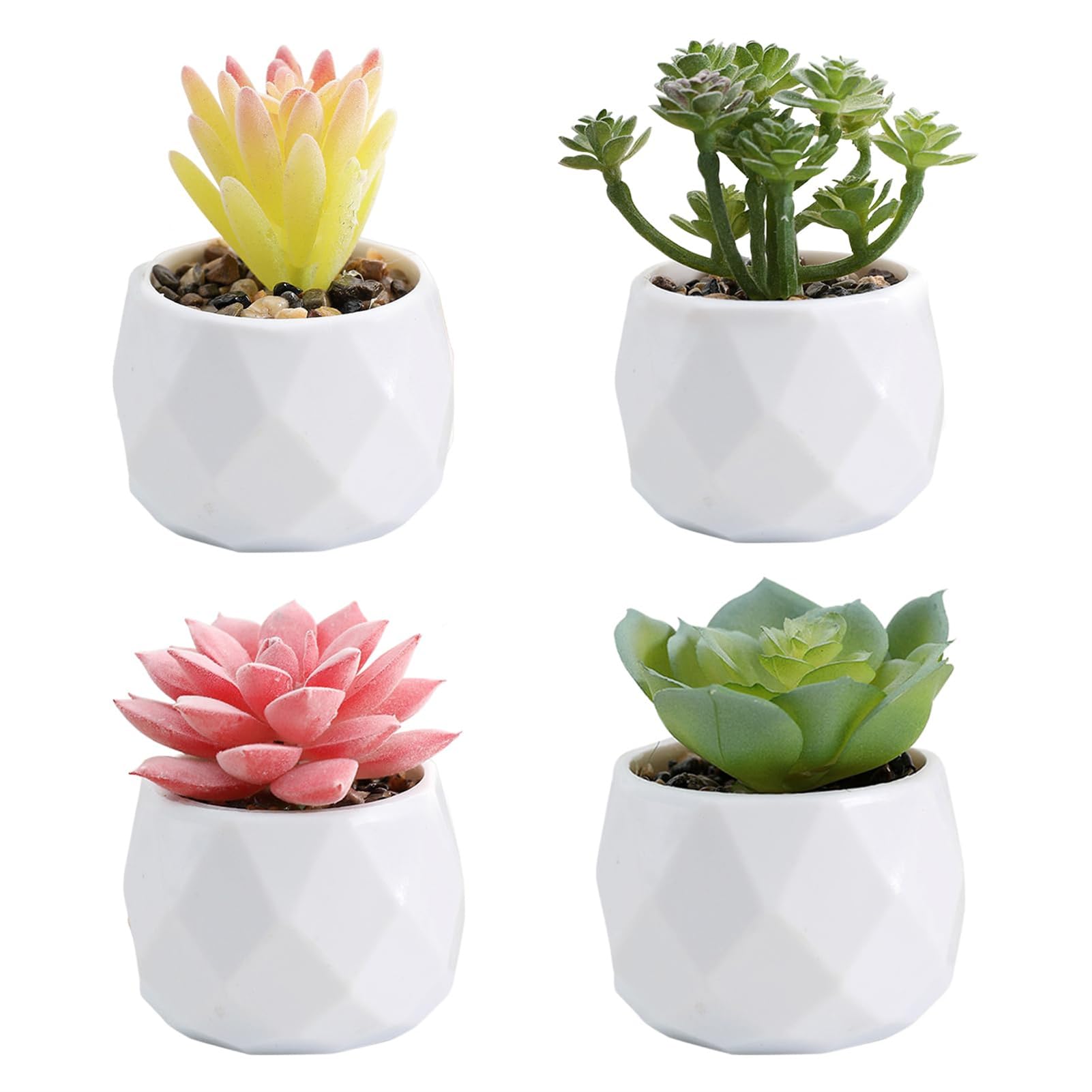 Plantes artificielles de décoration intérieure pour petit espace et table basse