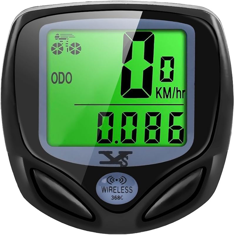 SY Bicycle Speedometer and Odometer Wireless Waterproof Cycle Bike Computer with LCD Display & Multi-Functions by YS