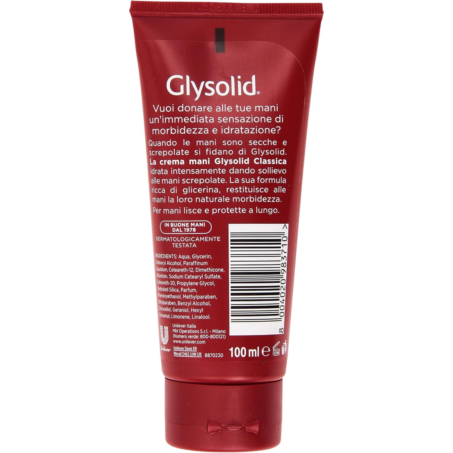 Crema Mani Idratante Intensiva con Glicerina – Formula Classica per Mani Secche e Screpolate – 100ml kit con Spugna Brandizzata SPESA & RISPARMIO Inclusa – Variazioni 4/6/8/10 Pezzi (10)