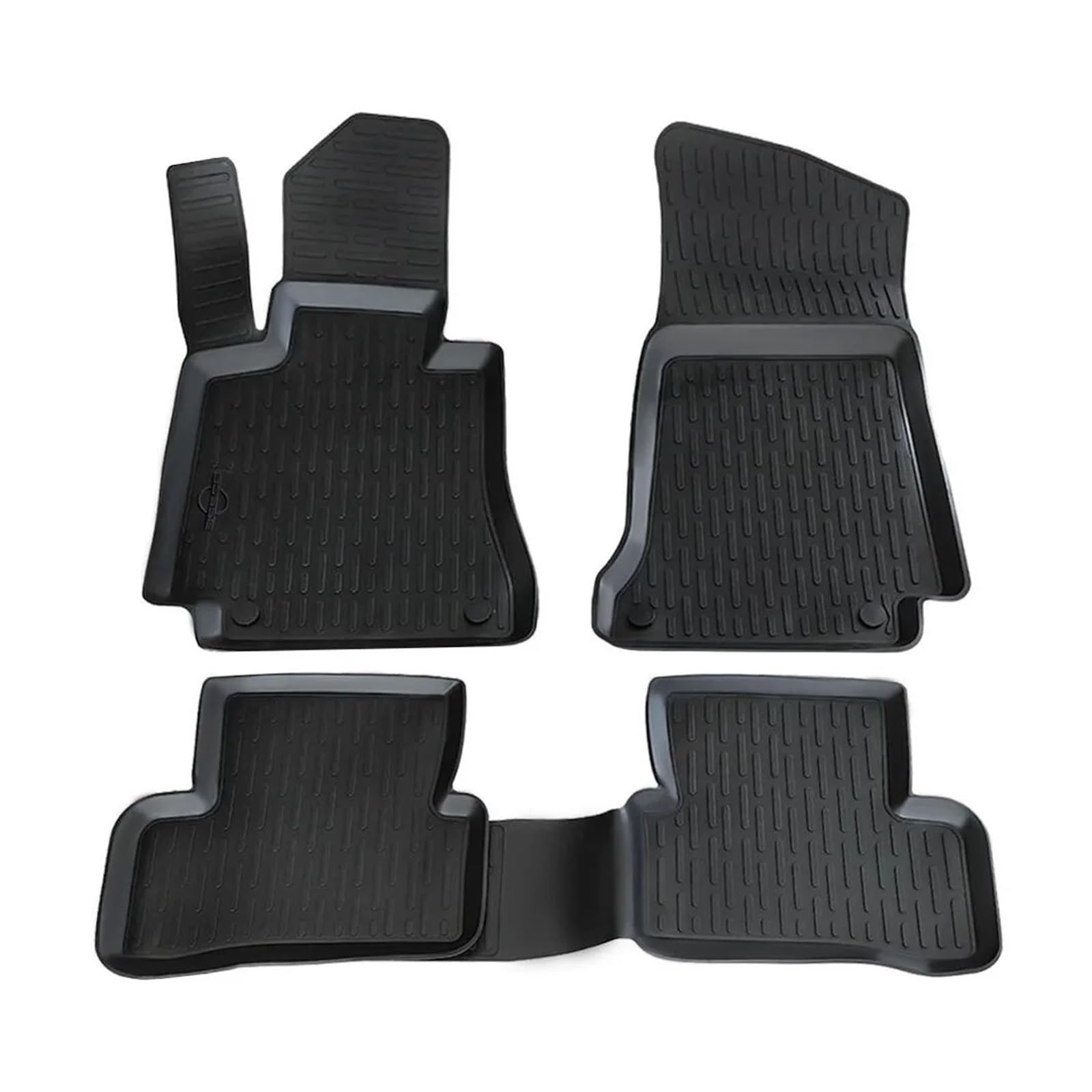 3D Pool Car Mats Compatible with Mercedes C Series W205 2014 2020 Auto Interior Carpet Protector Accessories Rubber