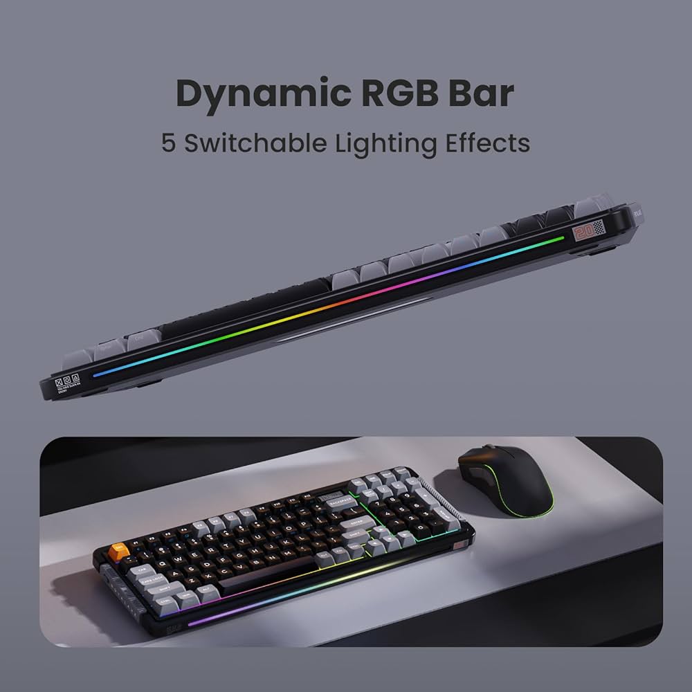 kureha⭐️36 Amazon.com: ROYALAXE L98 Wireless Mechanical Keyboard with
