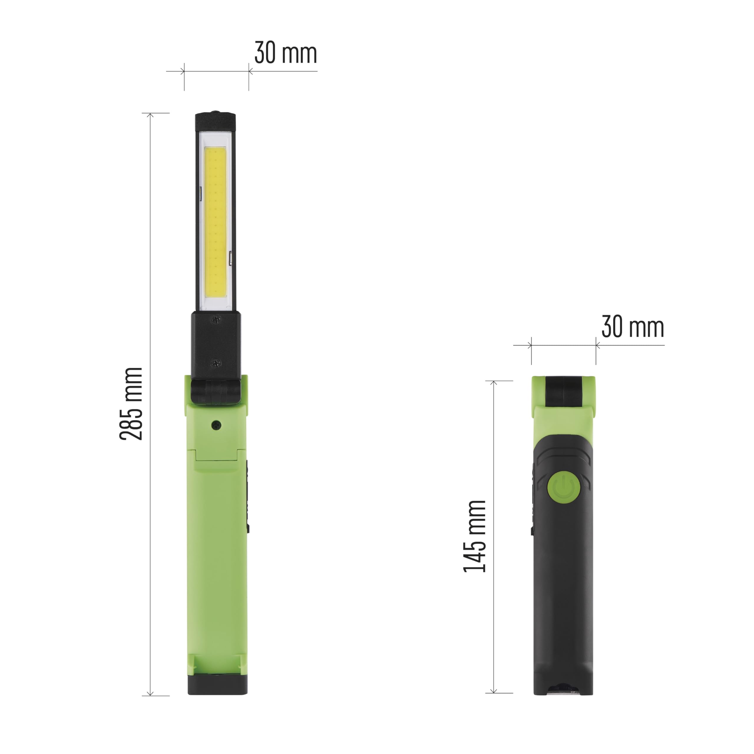Emos COB LED Oplaadbare Werklamp, Werkplaatslamp Met Magneet En Haken 500 Lumen 30 M Lichtbereik Stoot En Waterbestendig Ip43