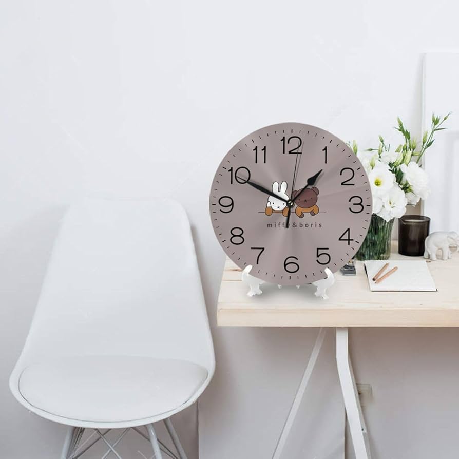 Amazon.co.jp: 壁掛け時計 ミッフィー Wall Clock 連続秒針