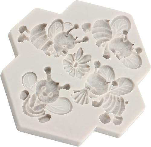 Miniatura 71 de Molde de silicona de abejorros para fondant de abeja, molde de chocolate para decoración de pasteles de azúcar, decoración de cupcakes, pasta