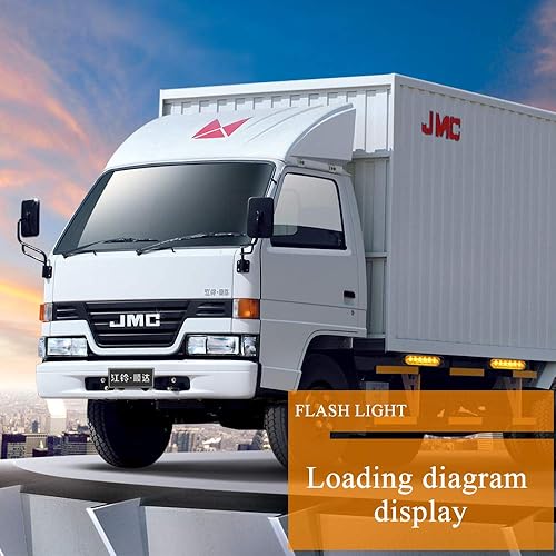 Miniatura 7 de Sidaqi - Barra de luz estroboscópica 2 piezas, 12 LED, luz de advertencia de emergencia, con función de sincronización impermeable, 12  24 V, para