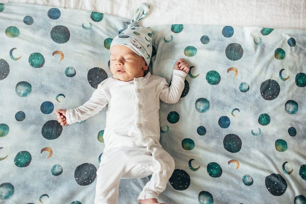 Copper Pearl Large Premium Knit Baby Swaddle Receiving Blanket Lunar