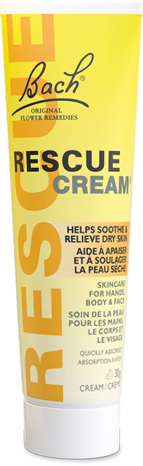 Rescue Cream 30 g (Pack of 1) – Hydrating Moisturizing Cream for Hands, Body & Face – With Shea Butter & Natural Flower Essences – Fragrance-Free, Paraben-Free, Non-Greasy Skincare for Dry & Sensitive Skin by Rescue Remedy - Image 2