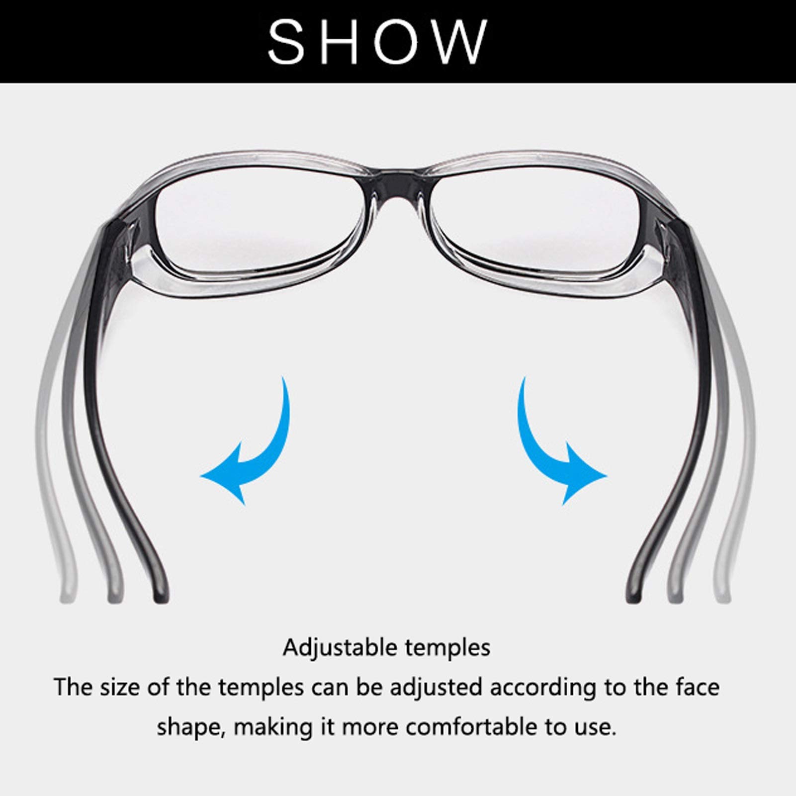 QIULAO Lunettes Anti-Pollen Enfants - Anti-Brouillard, Anti-Bleu, Anti-UV, Cadre Silicone Amovible Nez - Protection Allergies & Lumière Bleue