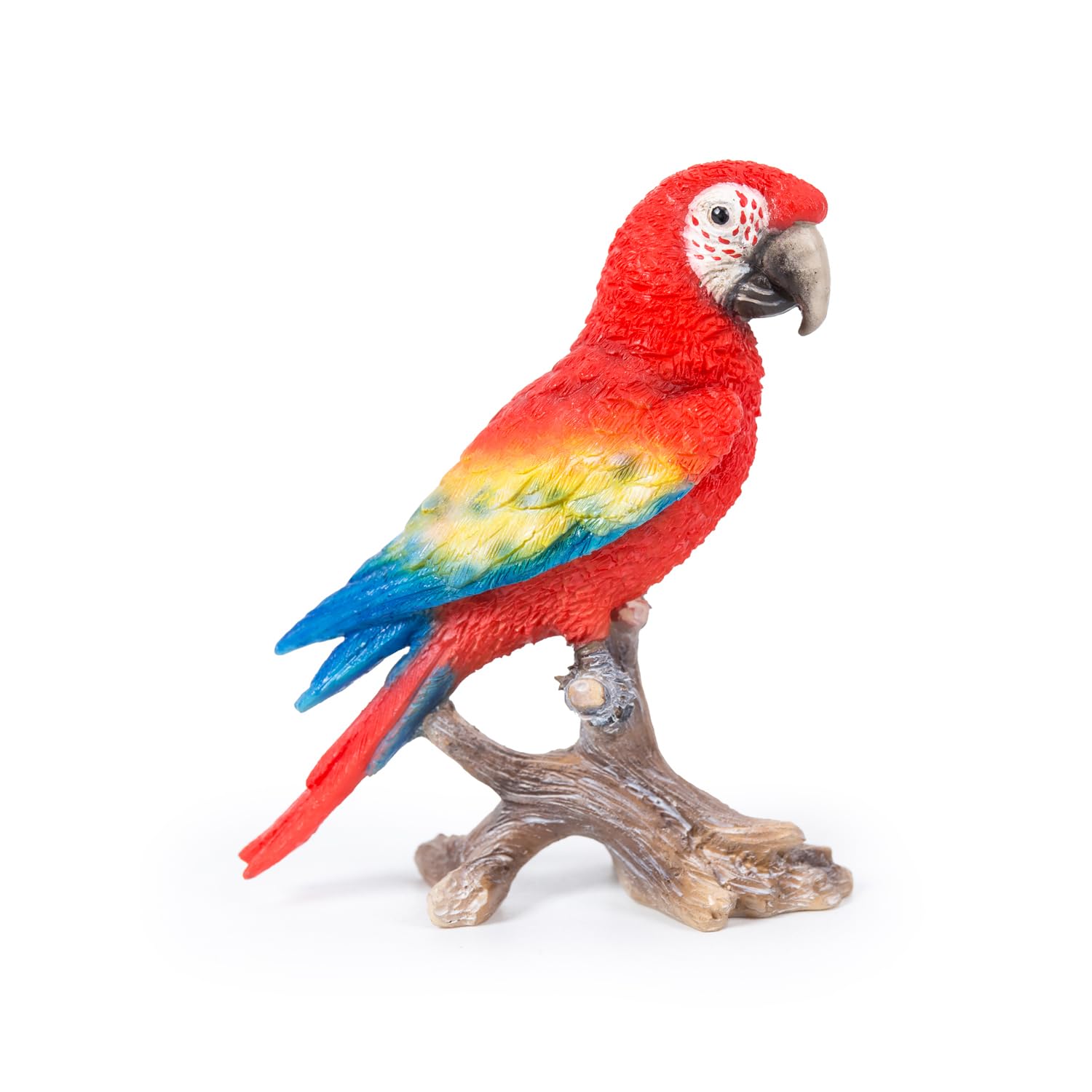 オウム レッド&ブルー Parrot 強化プラスチック 置物 軽量 フィギュア オウム レッド&ブルー Parrot 強化プラスチック 置物 軽量