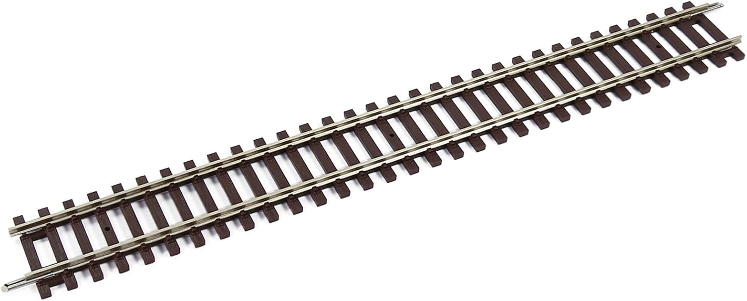 HO Scale Code 100 Straight Track Copper-Nickel Rail with Joiner (Straight Tracks-12PCS)