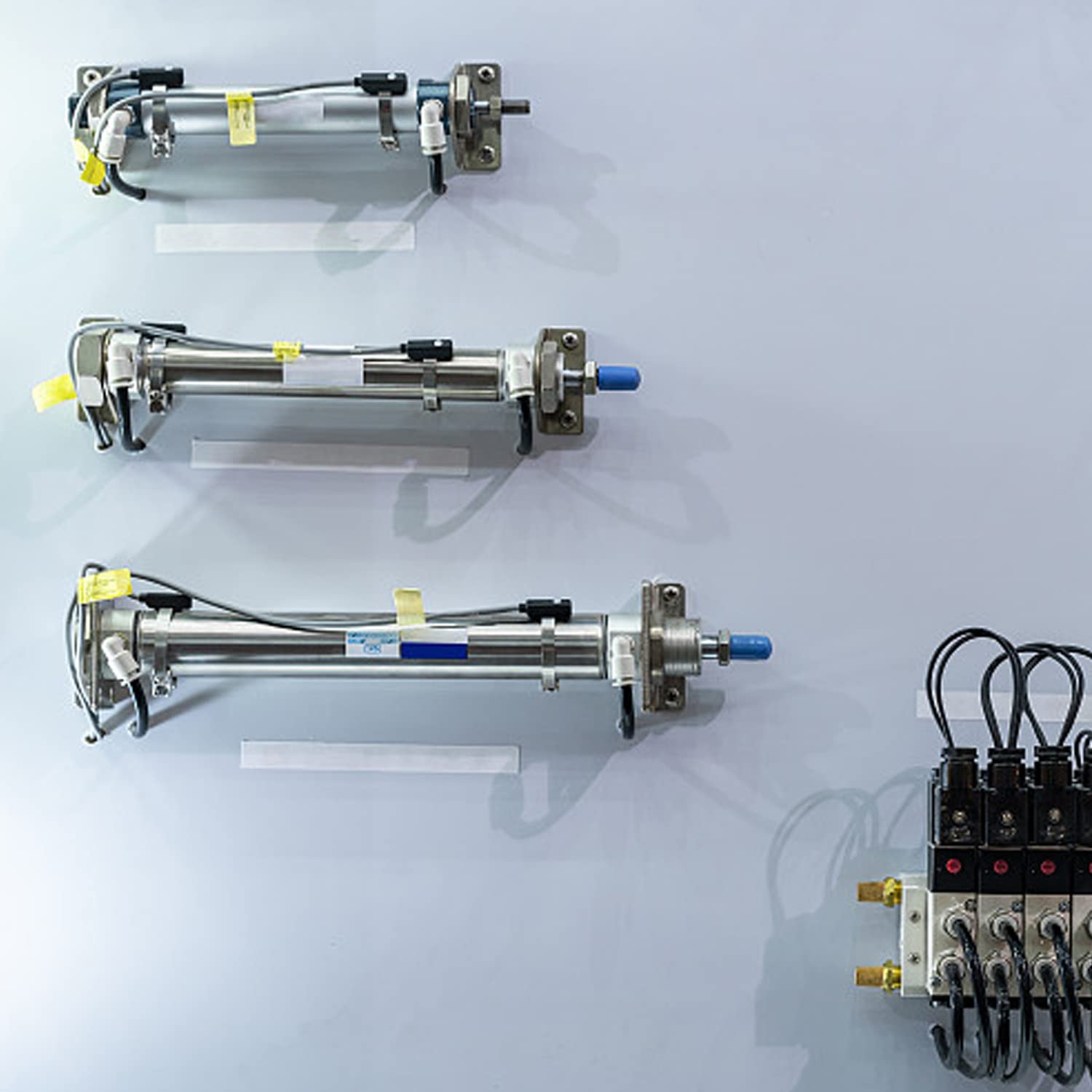 SRJQXH Air Vérin Pneumatique Avec Bases De Support LB Et Soupapes D'Étranglement