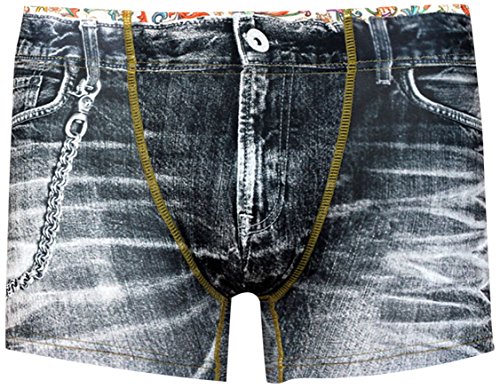 [DARK SHINY(�_�[�N�V���C�j�[)] �{�N�T�[�p���c �����Y Denim �u���b�N (L)_MOWA11L