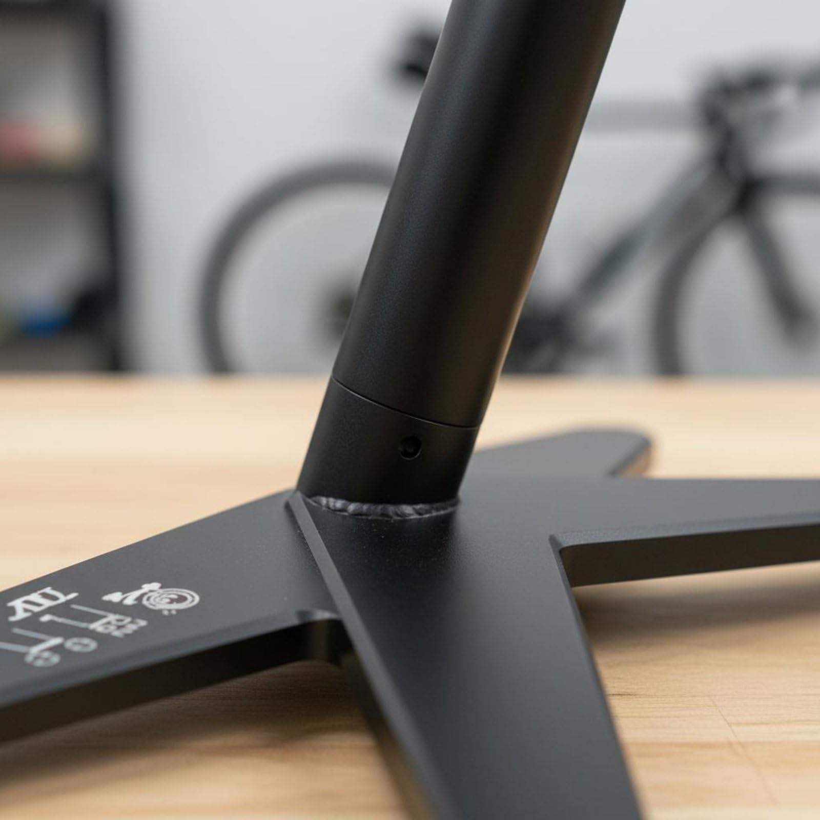 Cavalletto per Bicicletta Pieghevole Supporto Parcheggio Rastrelliera Display in Lega di Alluminio E Nylon con Lavorazione Cnc Adatto a Esposizione Regolazione Deposito in Casa , Oro , L