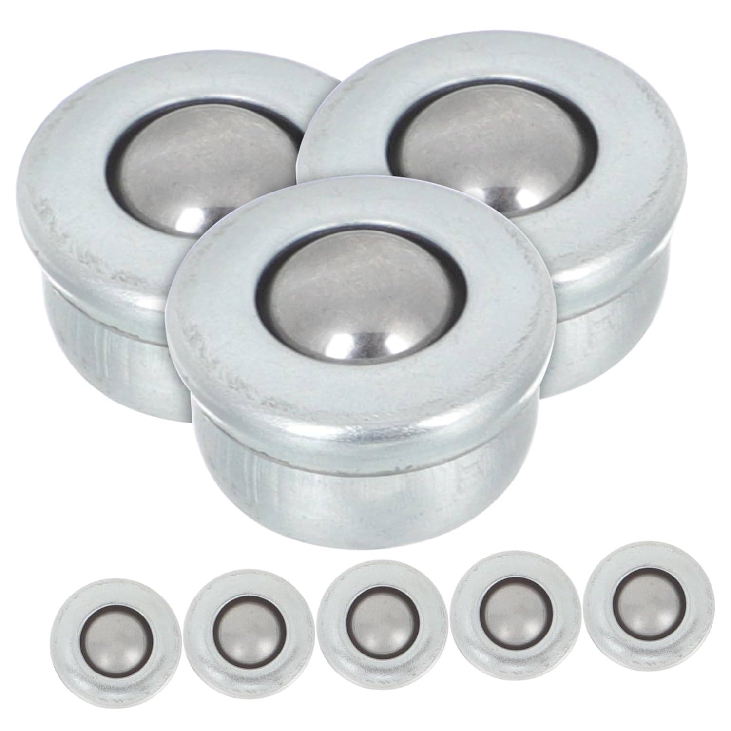8pcs Ball Transfer Bearing Units Ball Caster Roller Chair Caster Wheels