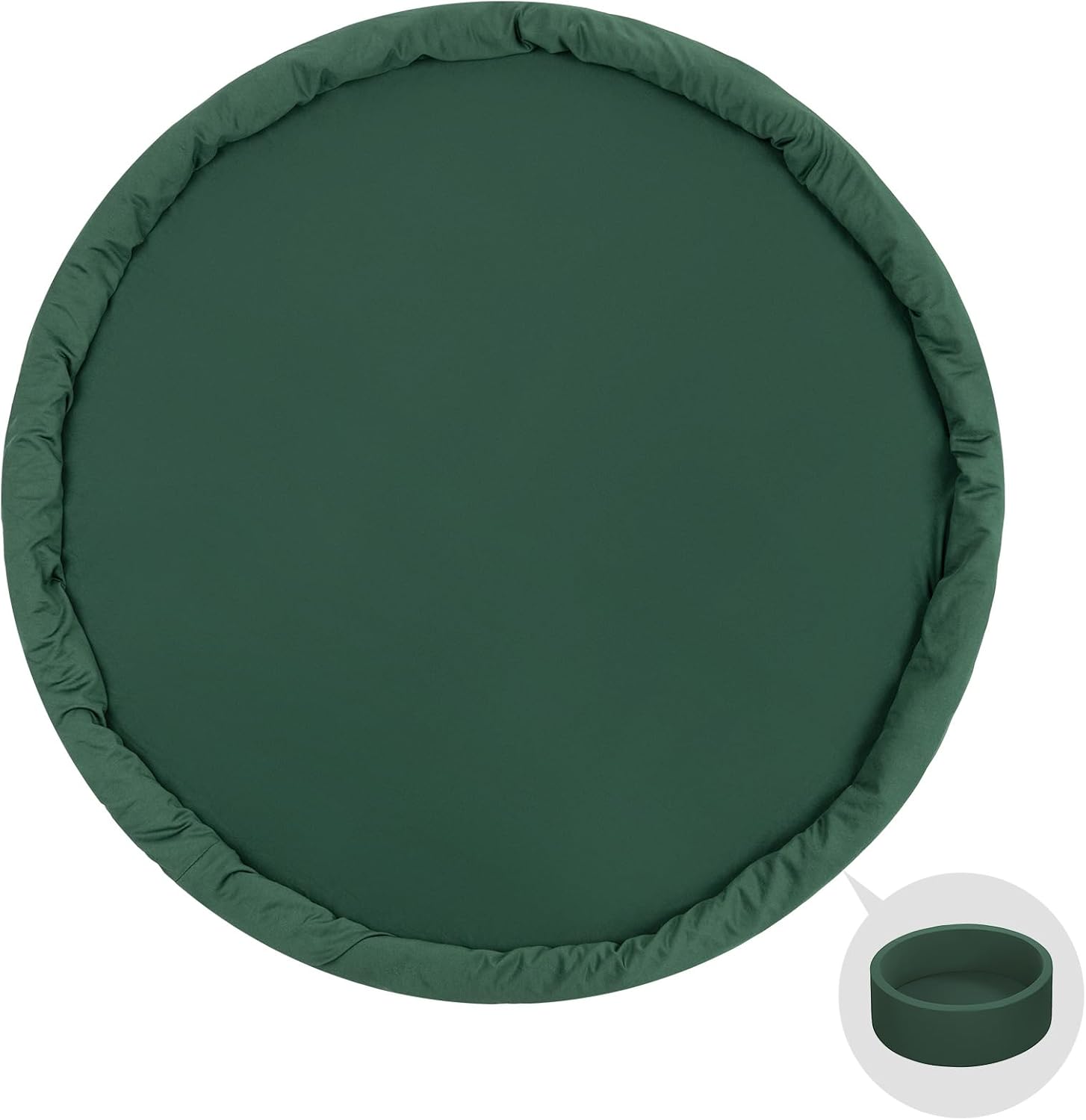 Foam Ball Pit Cover, Fit 35.4"x 11.8" Ball Pits, Green(No Ball Pit, Cover Only)