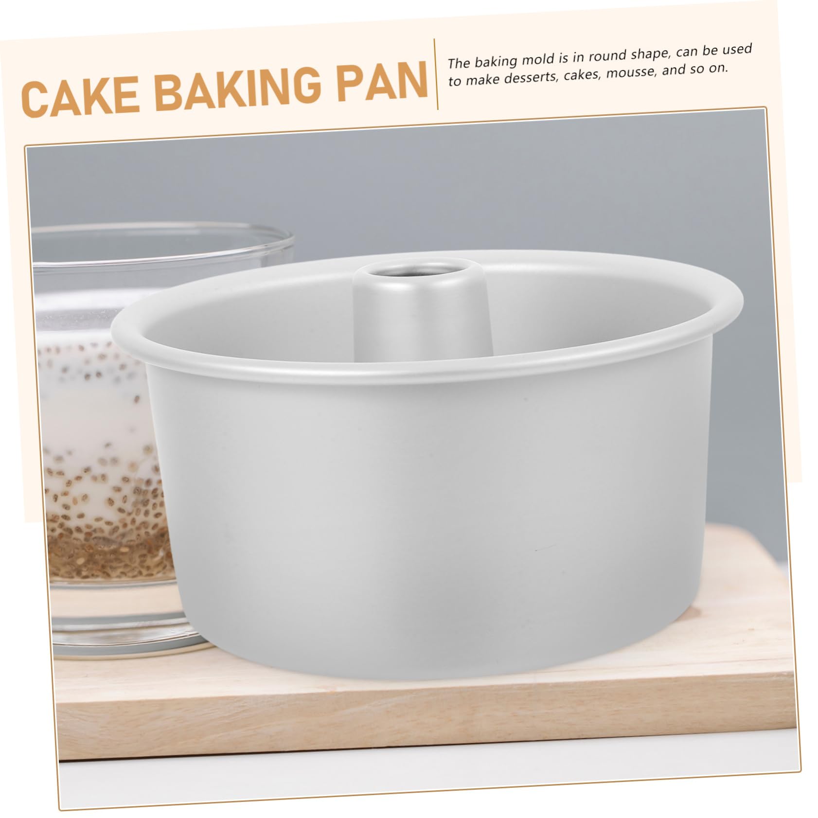 Runde Kuchenform 1 Satz mit Abnehmbarem Boden aus Aluminiumlegierung