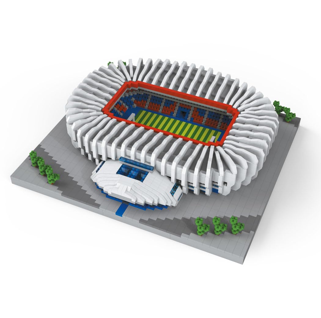 Architecture Model to Assemble with Miniature Blocks. Football Stadium in Paris, France.