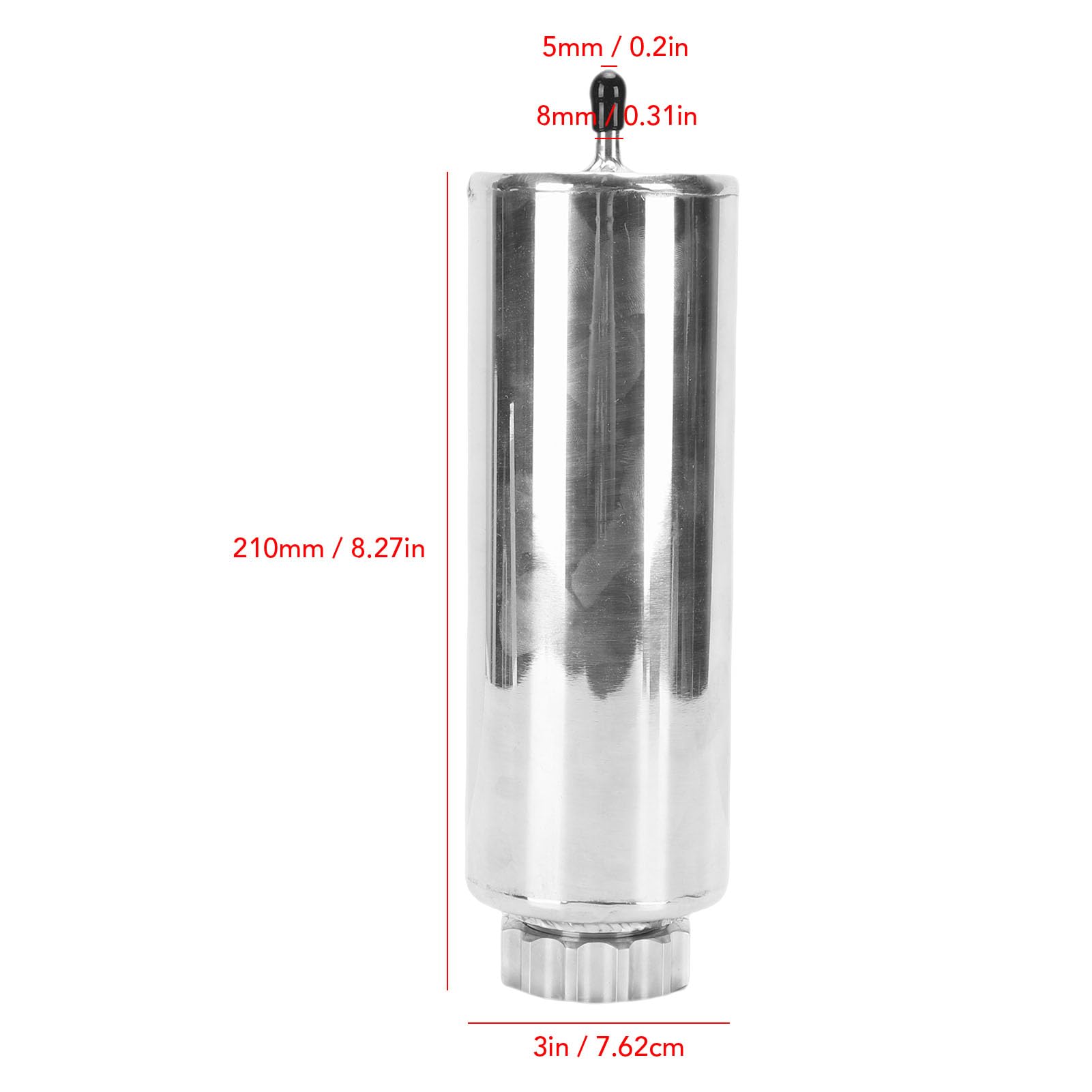 Ausla Troppopieno del Liquido Refrigerante, Serbatoio del Liquido Refrigerante Resistente all'alluminio da 800 Ml per la Maggior Parte delle Auto