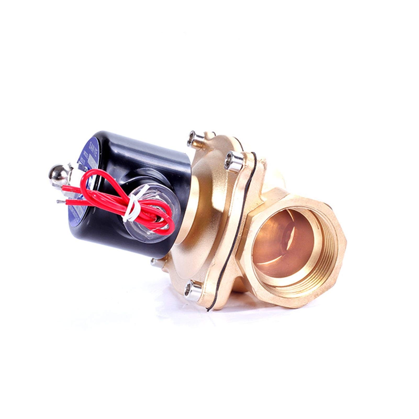 1/4" 3/8" 1/2" 3/4" 1" 2" de latón válvula solenoide eléctrico normalmente cerrado Válvula for el agua del aceite aire,Utilidad Universal(1",NPT)