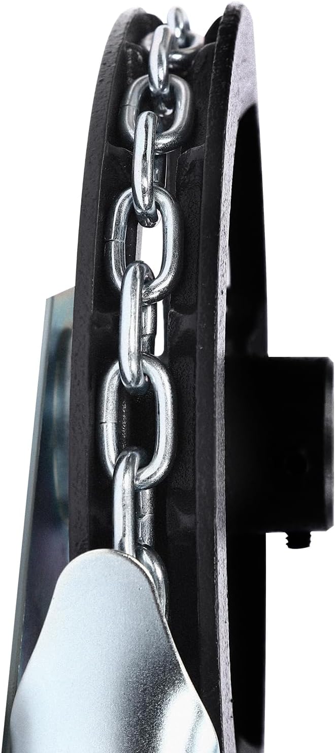 Garage Door Chain Hoist, Garage Door Chain Hoist Opener 1:1 Gear with Long Chain 26ft, Wall Mounted Chain Hoist for Roll Up Doors，Load Bearing Capacity to 330.7lbs, Suitable for Garages, Warehouses