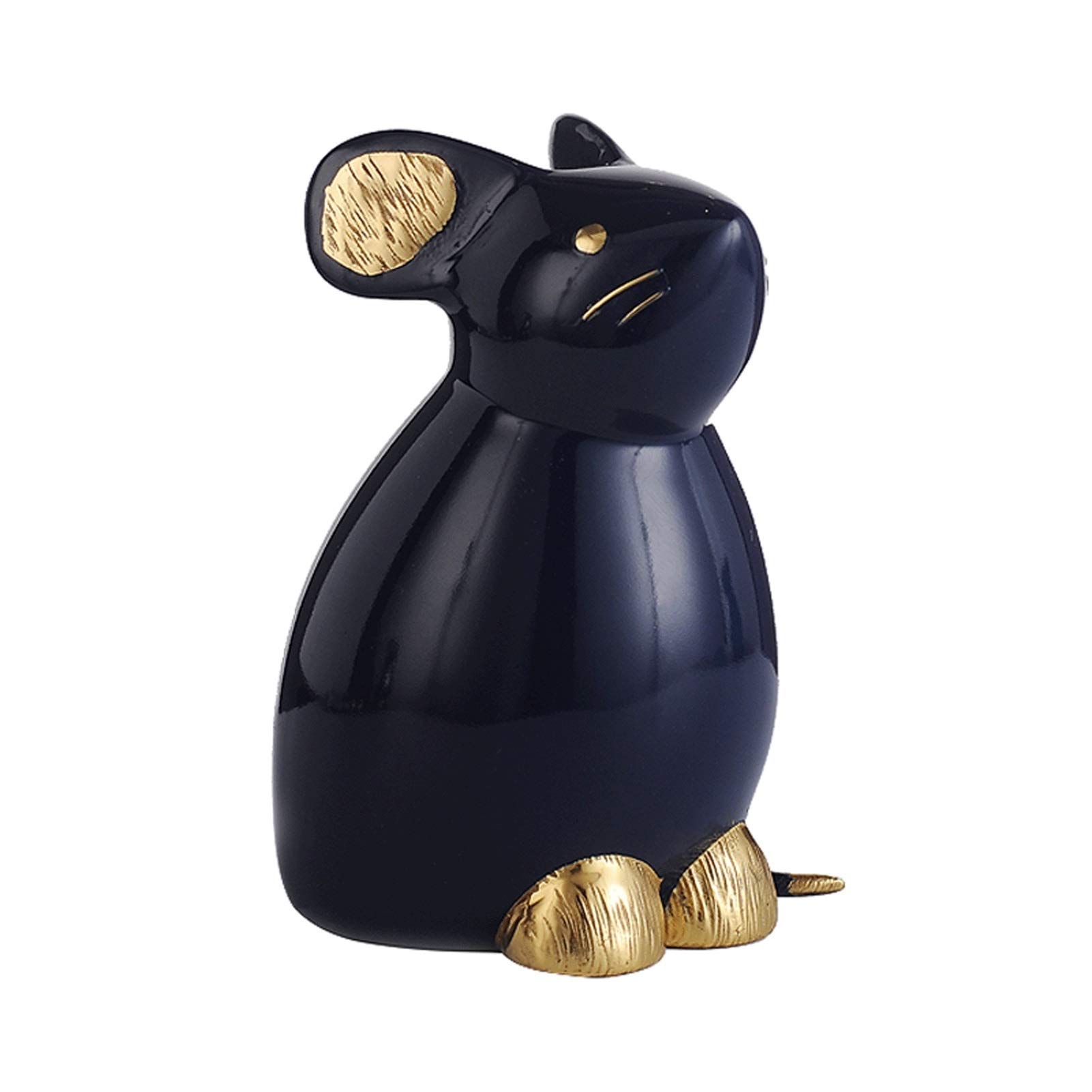 Statue rat cuivre Fengshui chinois souris figurine fait main décoration bureau maison