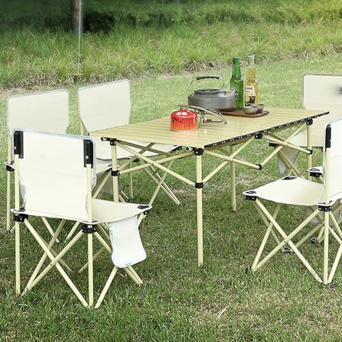 Ensemble table et chaises de camping pliantes pour pique-nique idéal