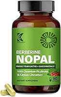 Vista 5 de Berberine Nopal Supplement with Dihydroberberine GlucoVantage®, Nopal Cactus, Gymnema (Gurmar), Ceylon Cinnamon, Chromium & Vanadyl for Blood Sugar