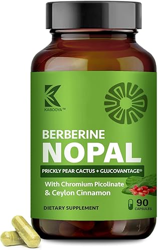 Miniatura 5 de Berberine Nopal, Super Formula con Nopal, Dehidroberberina (Glucovantage), Gymnema Sylvestre, Picolinato de Cromo, Sulfato de Vanadilo, Canela de