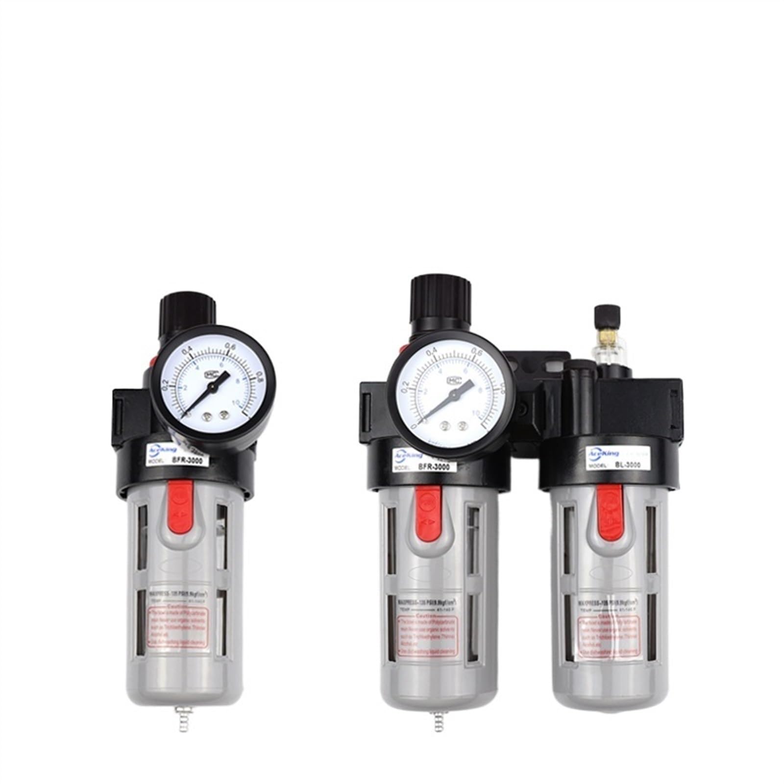 Filtro neumático para compresor de aire y regulador BFC2000