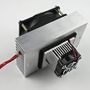Yrhrol DC 12V DIY Thermoelectric Peltier Refrigeration Cooling System Kit Semiconductor Cooler Heat Sink Conduction Module Fridge Mini Air Conditioner Refrigeration gallery image